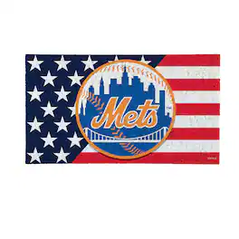 Evergreen Enterprises - 16" x 28" Stars & Stripes Patriotic Turf Mat - Multicolor