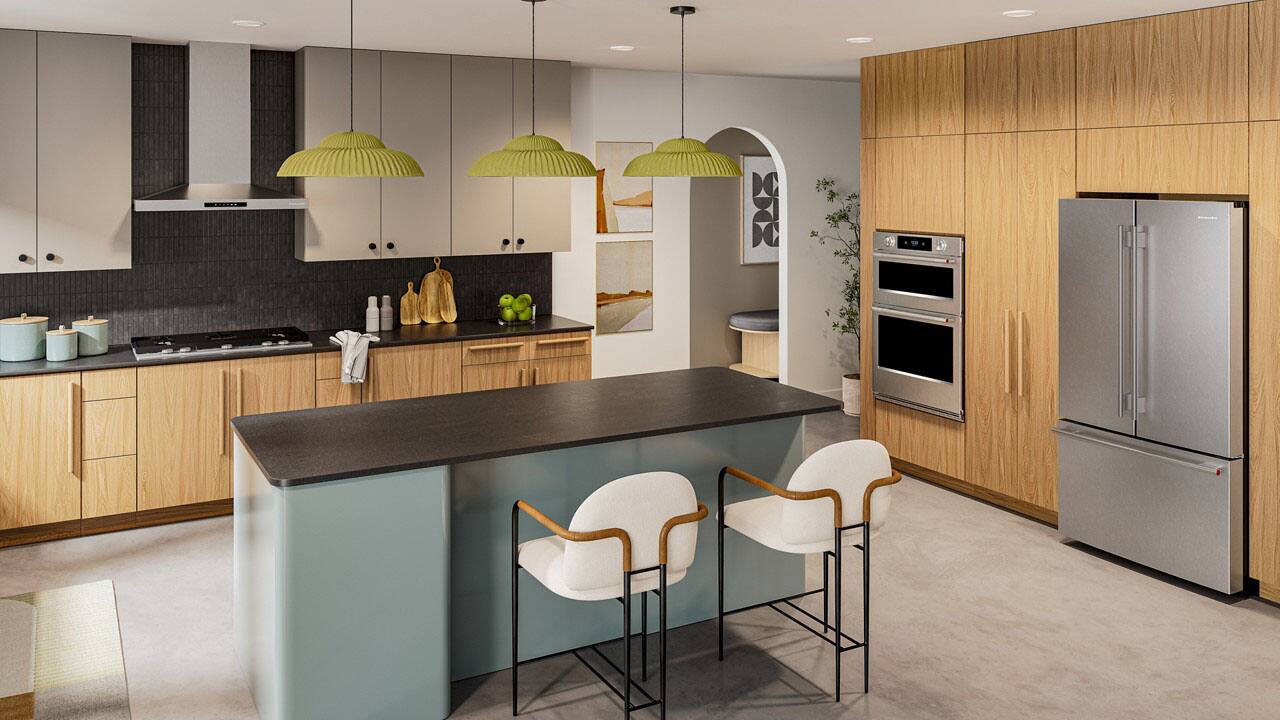 Alt View 11. KitchenAid - 36" Gas Cooktop with 5 Versatile Burners - Stainless Steel.