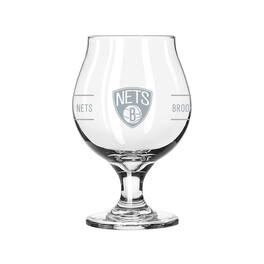 Logo Brands - Brooklyn Nets 16oz. Belgium Glass - Multicolor