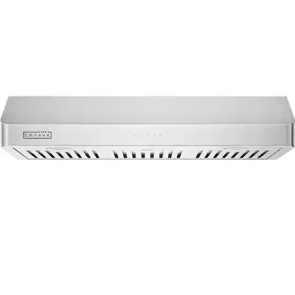 Front. Empava - 36 in. 500 CFM Ultra Slim Ducted Under Cabinet Range Hood - Stainless Steel.