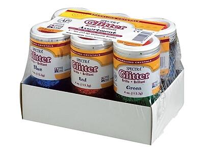AP VETRI FIERI  
SPECTRA Glitter  
CRYSTALS  
4 oz. (113.3g)  

Blue  
Brillant  

Red  
Brillant  

Green  
Brillant