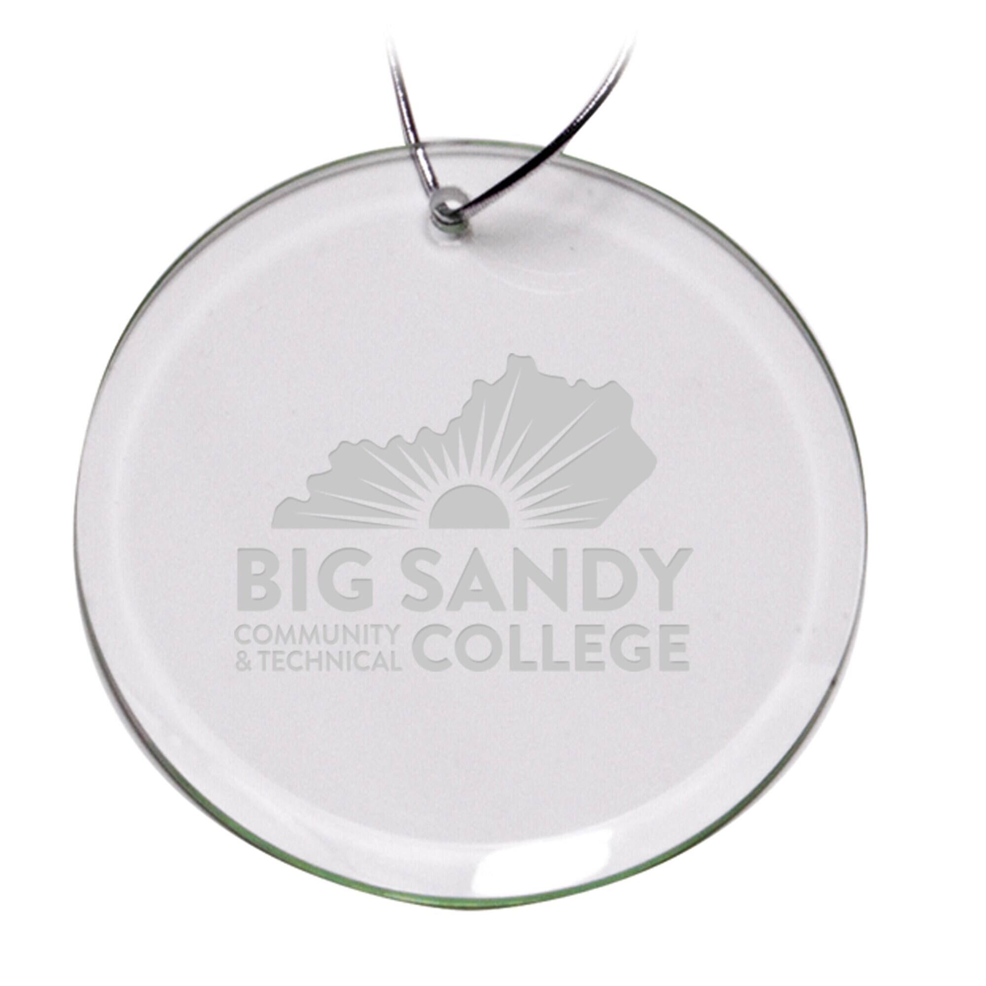 Jardine - Big Sandy Community and Technical College 3'' Round Glass Ornament - Multicolor