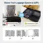 Boost Your Luggage Space by 60% ... VS No packing cubes Compression cubes H M M H S L H H H M 1 L M S 20 24 28