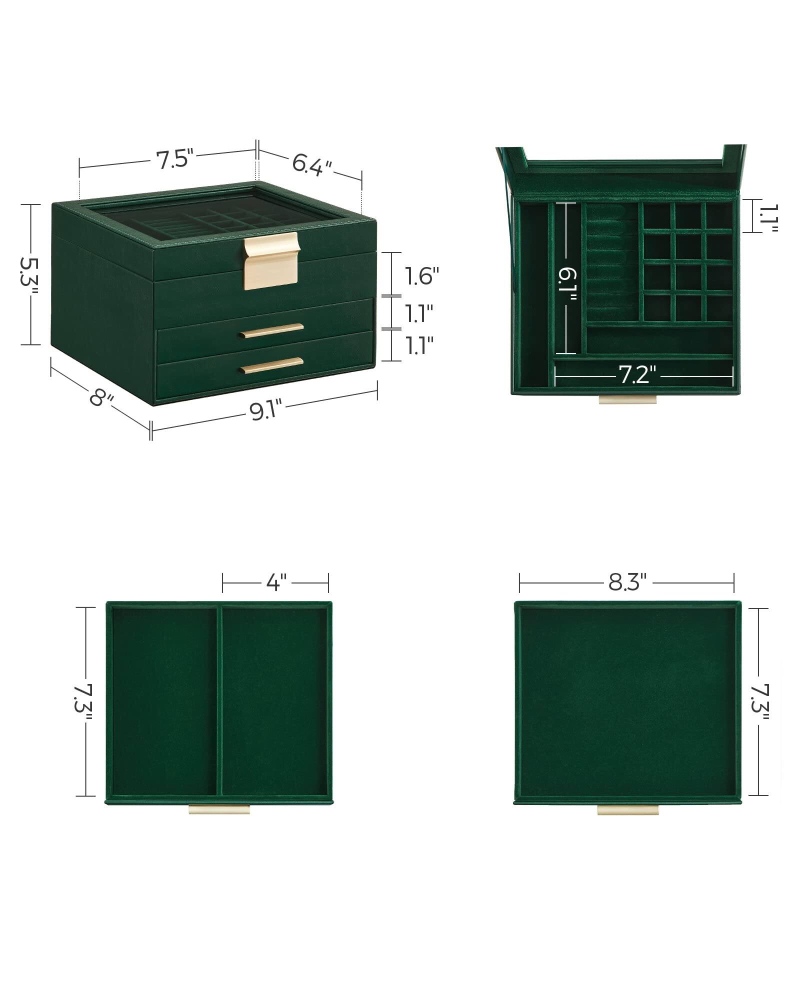 5.3" x 8" x 7.5" x 6.4" x 9.1" x 1.6" x 1.1" x 1.1"  
T 6.1" x 7.2" x 1.1  
4" x 8.3" x 7.3" x 7.3"