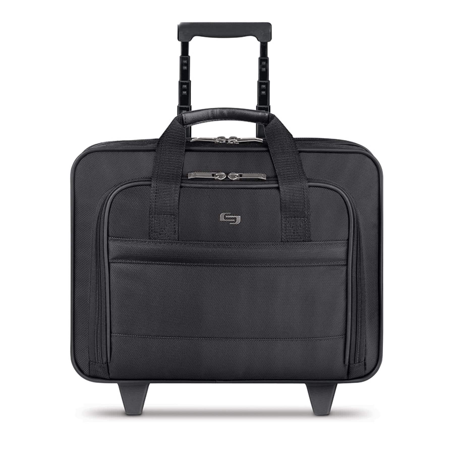 Solo New York - Carnegie 15.6" Rolling Case - Black - Front_Zoom