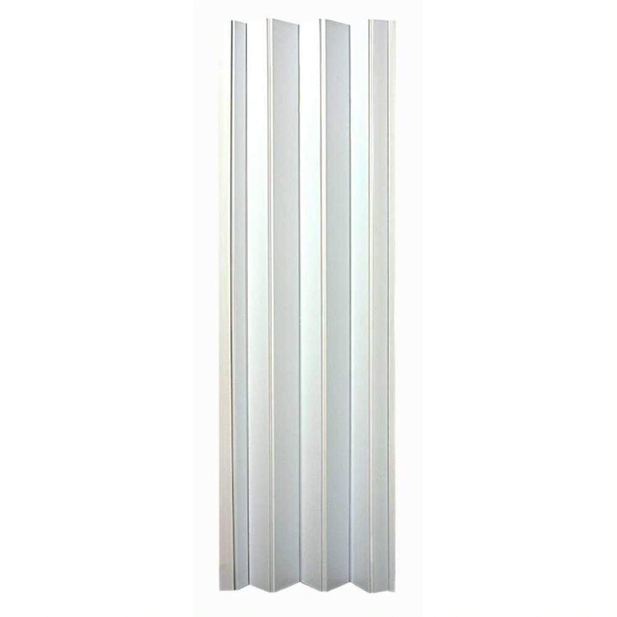 Front. LTL Home Products - LTL Home Products OAKMT4880HEC Oakmont Wooden Style Vinyl Accordion Door, White - White.