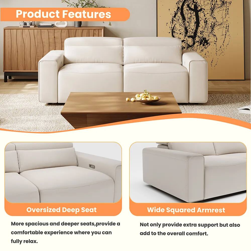 Product Features

Oversized Deep Seat
More spacious and deeper seats provide a comfortable experience where you can fully relax.

Wide Squared Armrest
Not only provide extra support but also add to the overall comfort.
