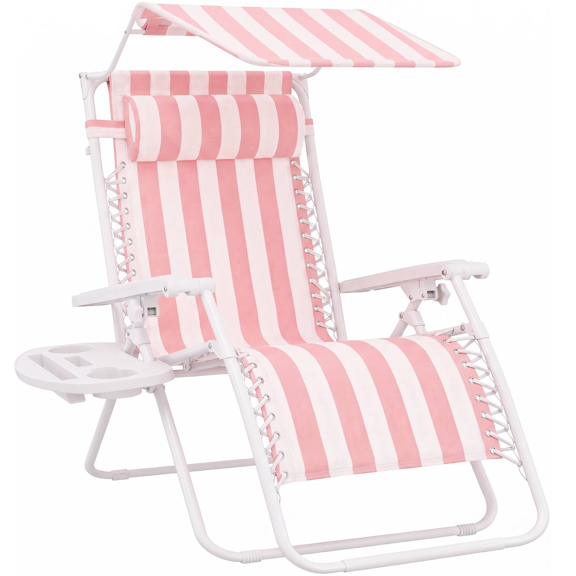 Flamingo Stripes/White
