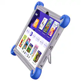 ME - 11" 128GB Kids Tablet - Google Kids Space - Parental Controls - Android 15 - Full HD - Bumper Case w/ Built-In Kickstand - Silver