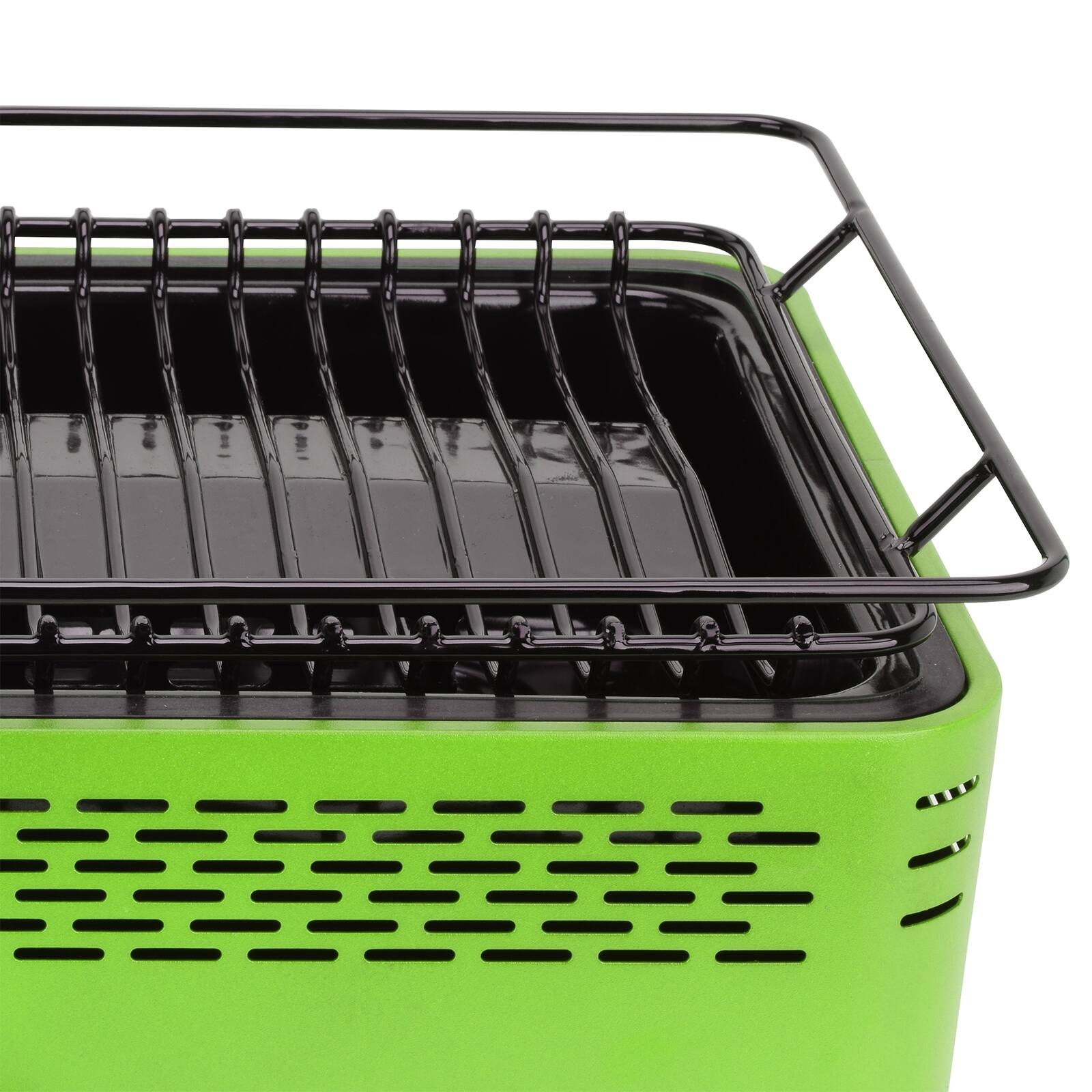 Alt View 2. Brentwood - Brentwood BBF-31G Non-Stick Smokeless Portable BBQ, Green - Green.