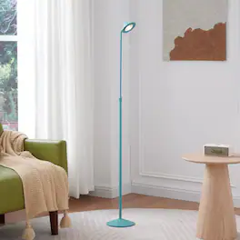 Kings Brand Furniture - Adjustable LED Reading Floor Lamp with Touch Control for Bedroom, Living Room