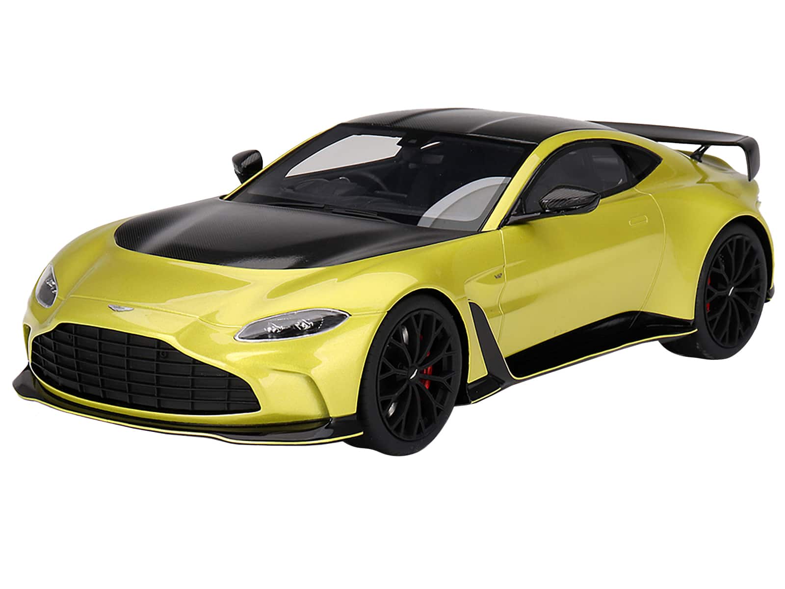 2022 Aston Martin V12 Vantage (RHD) Cosmopolitan Yellow with Black Hood and Top model 1/18 Car by Top Speed price history on PriceWatchPro