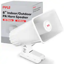 Pyle - Indoor/Outdoor PA Horn Speaker - 8” Portable