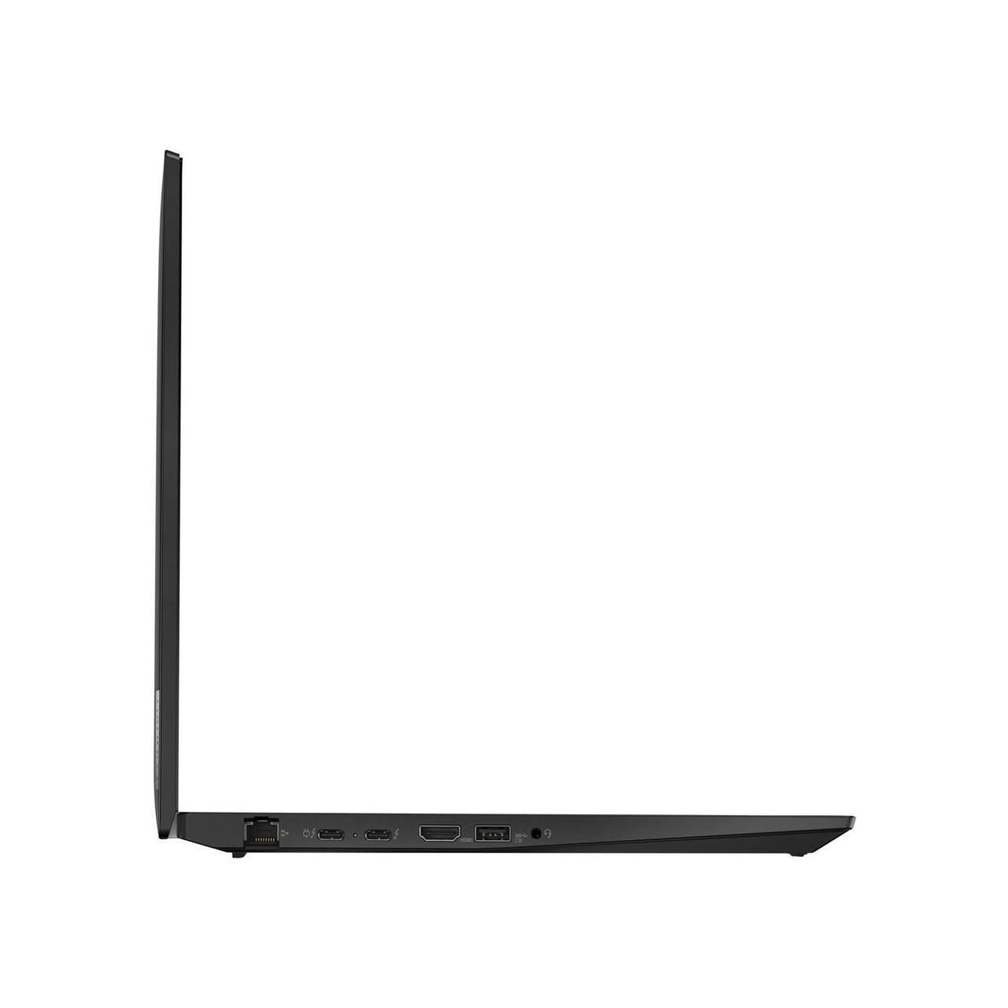 Angle. Lenovo - Lenovo ThinkPad T16 Gen 1 Laptop: 16" FHD+, Core i5-1240P, 32GB, 512GB, W11 - Black.