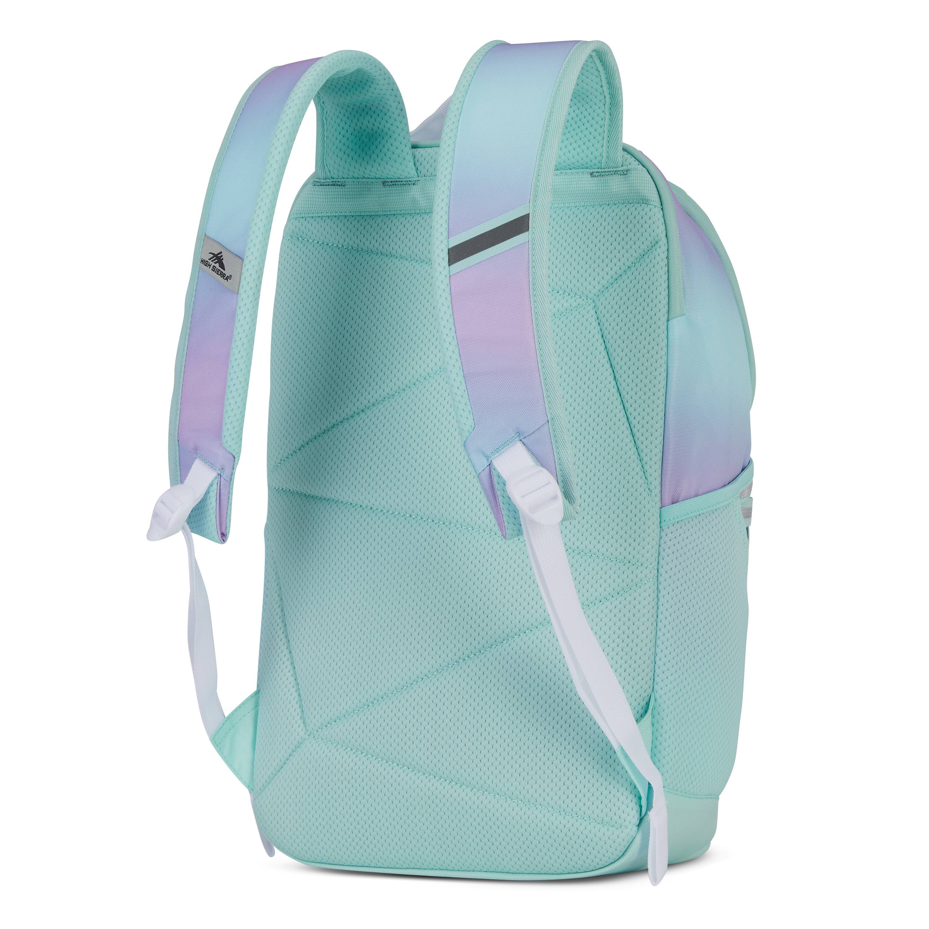Left. High Sierra - BTS 2020 Swoop SG Backpack - Ombre Purple / Blue.