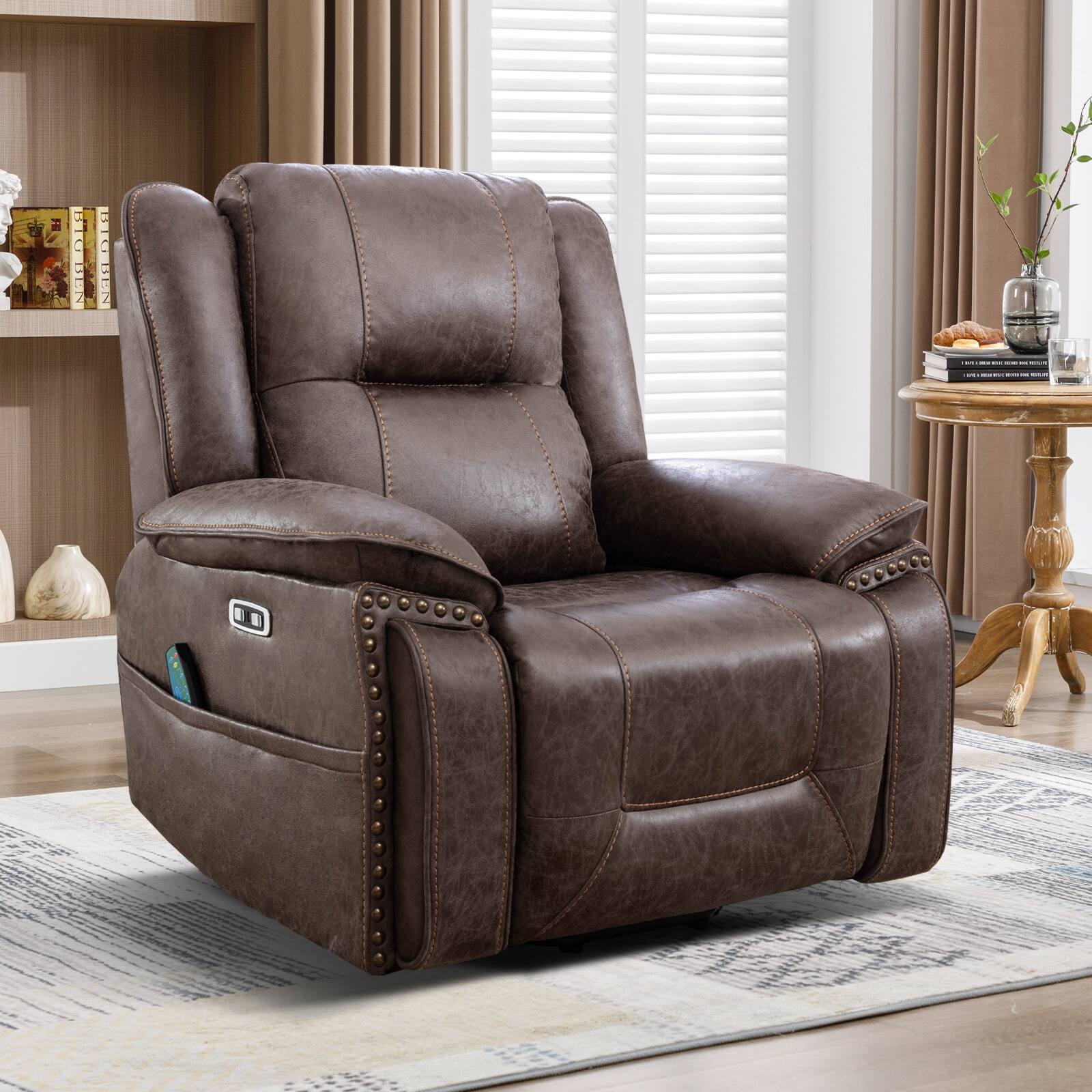 Bestier Massage Lift Recliner Chair with Heat and Vibration, Cup