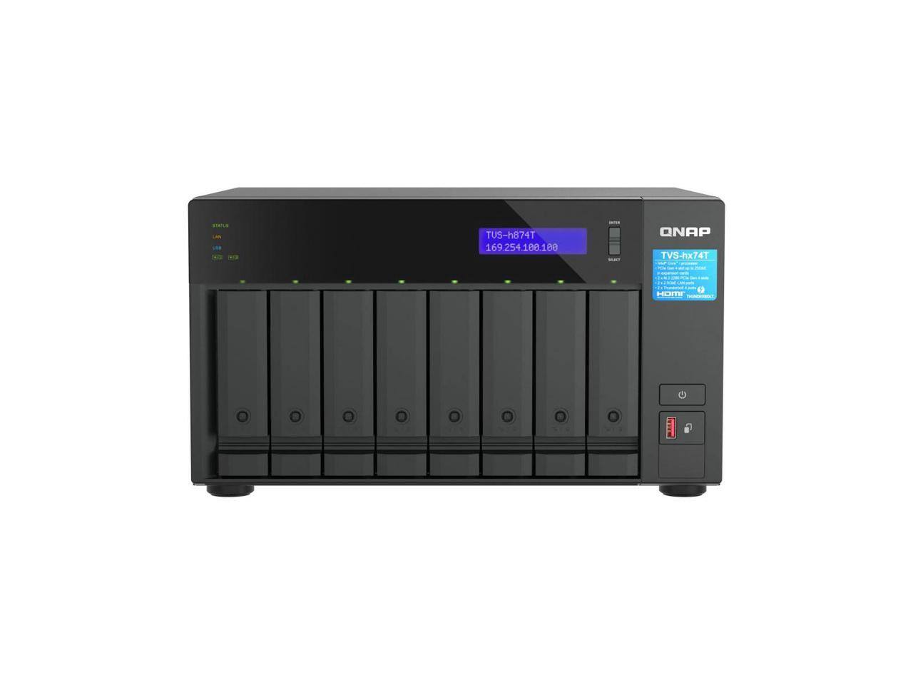 STATUS  
TVS-h874T 169.254.100.100  
QNAP TVS-hx74T  
HDMI