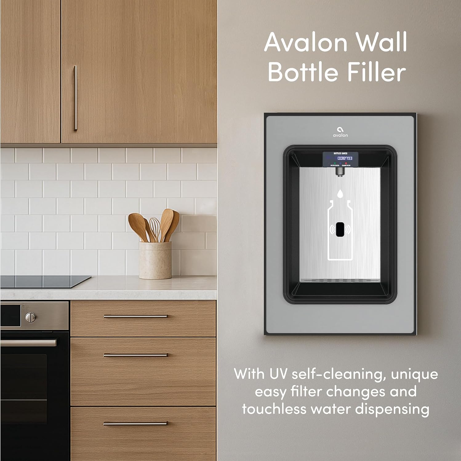 Avalon Wall Bottle Filler

With UV self-cleaning, unique easy filter changes and touchless water dispensing