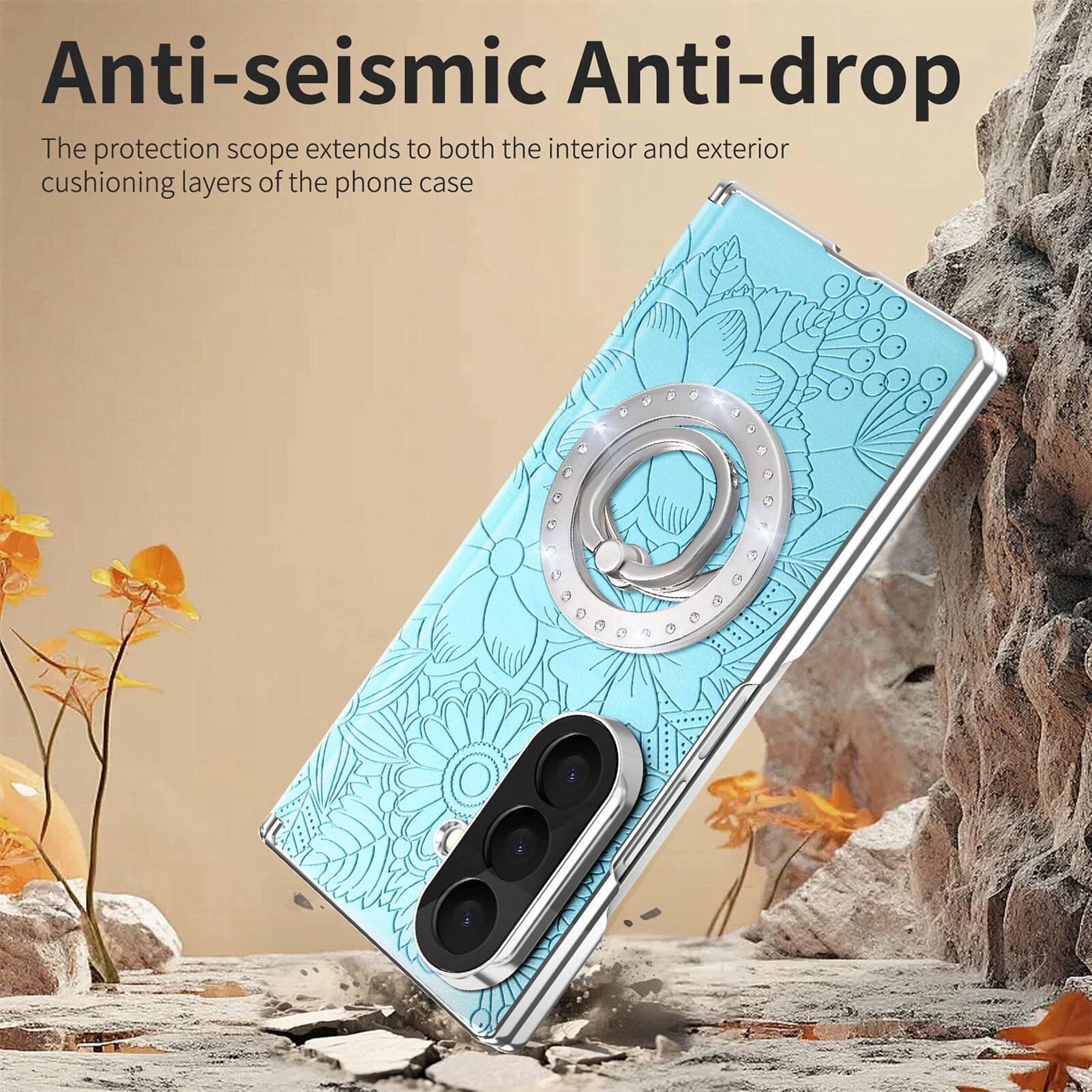 Anti-seismic Anti-drop  
The protection scope extends to both the interior and exterior cushioning layers of the phone case