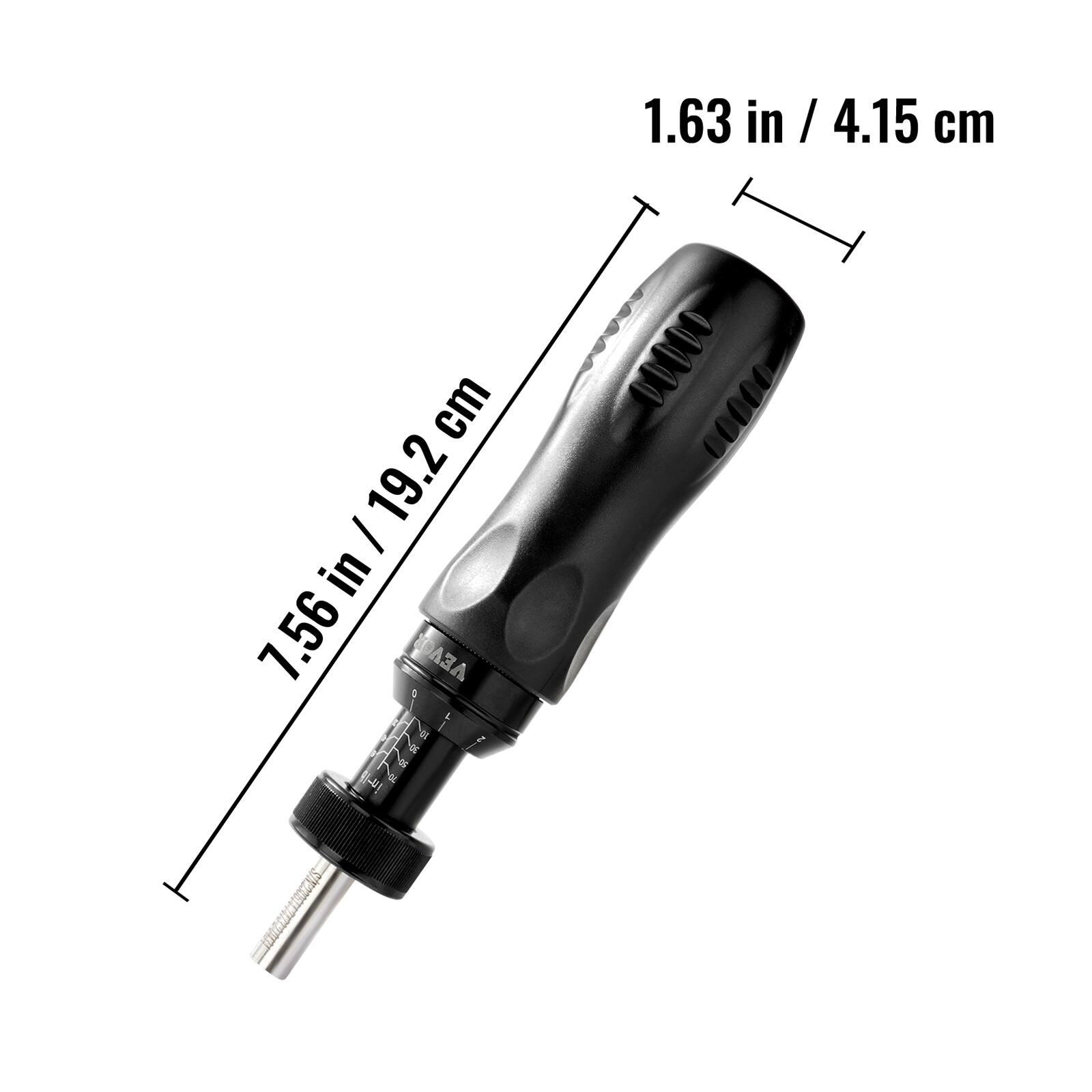1.63 in / 4.15 cm  
7.56 in / 19.2 cm