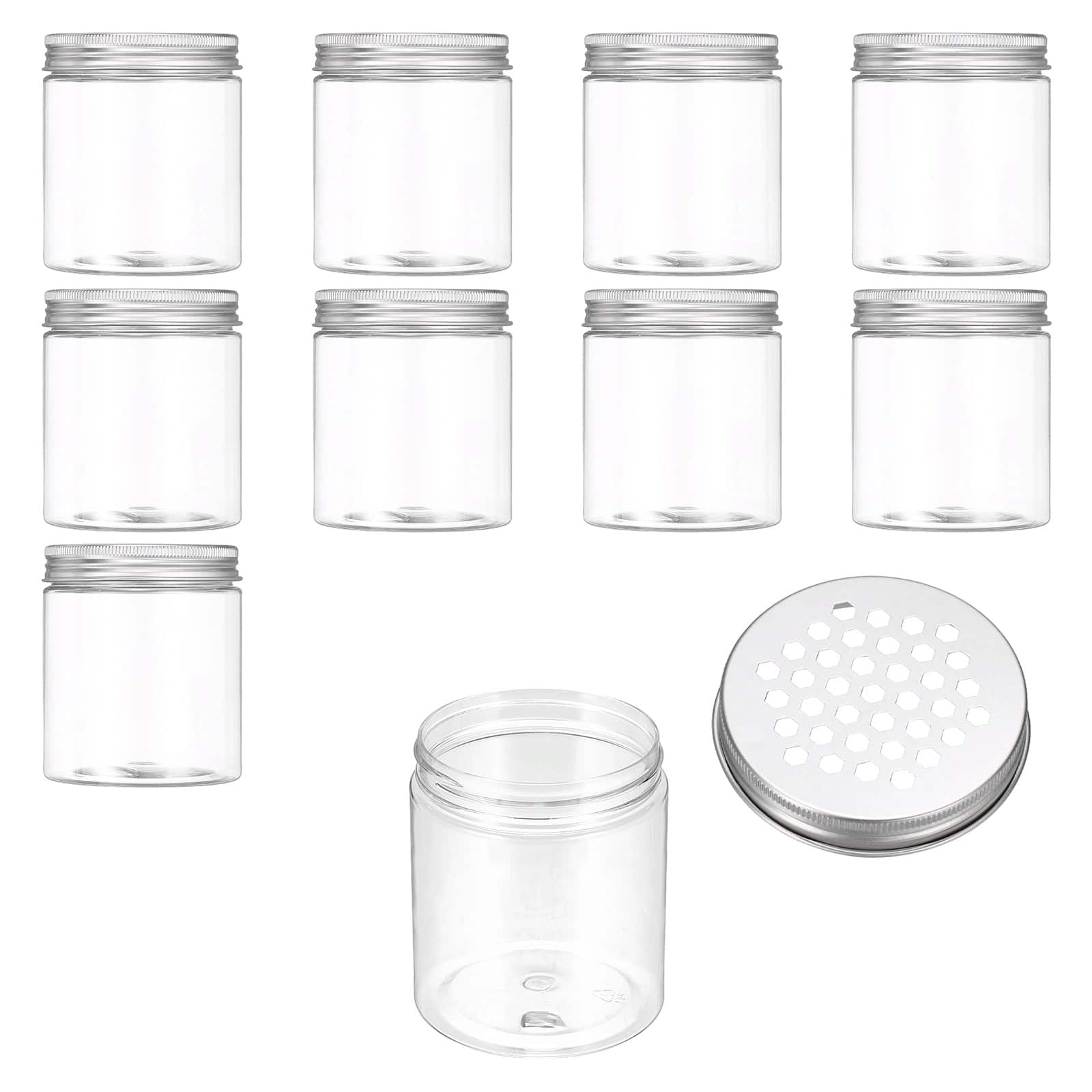 Unique Bargains - Premium Empty Scent Beads Container, Refillable Spice Tin Hollow Lid, 10pcs 8.5oz - For Aromatherapy, Scent, Storage - Clear price history on PriceWatchPro