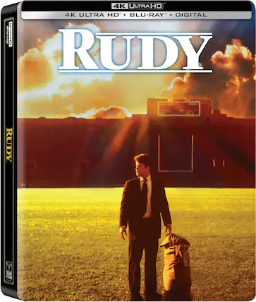 Front. Rudy (30th Anniversary) (Steelbook) - 4K Blu-Ray.