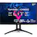 Front. ViewSonic - Elite 27 LCD Curved Monitor (DisplayPort USB, HDMI) - Black.