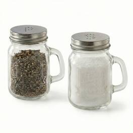 American Atelier - Main Street Glass 2-Piece Salt and Pepper (4 OZ. Each) in Set - Clear