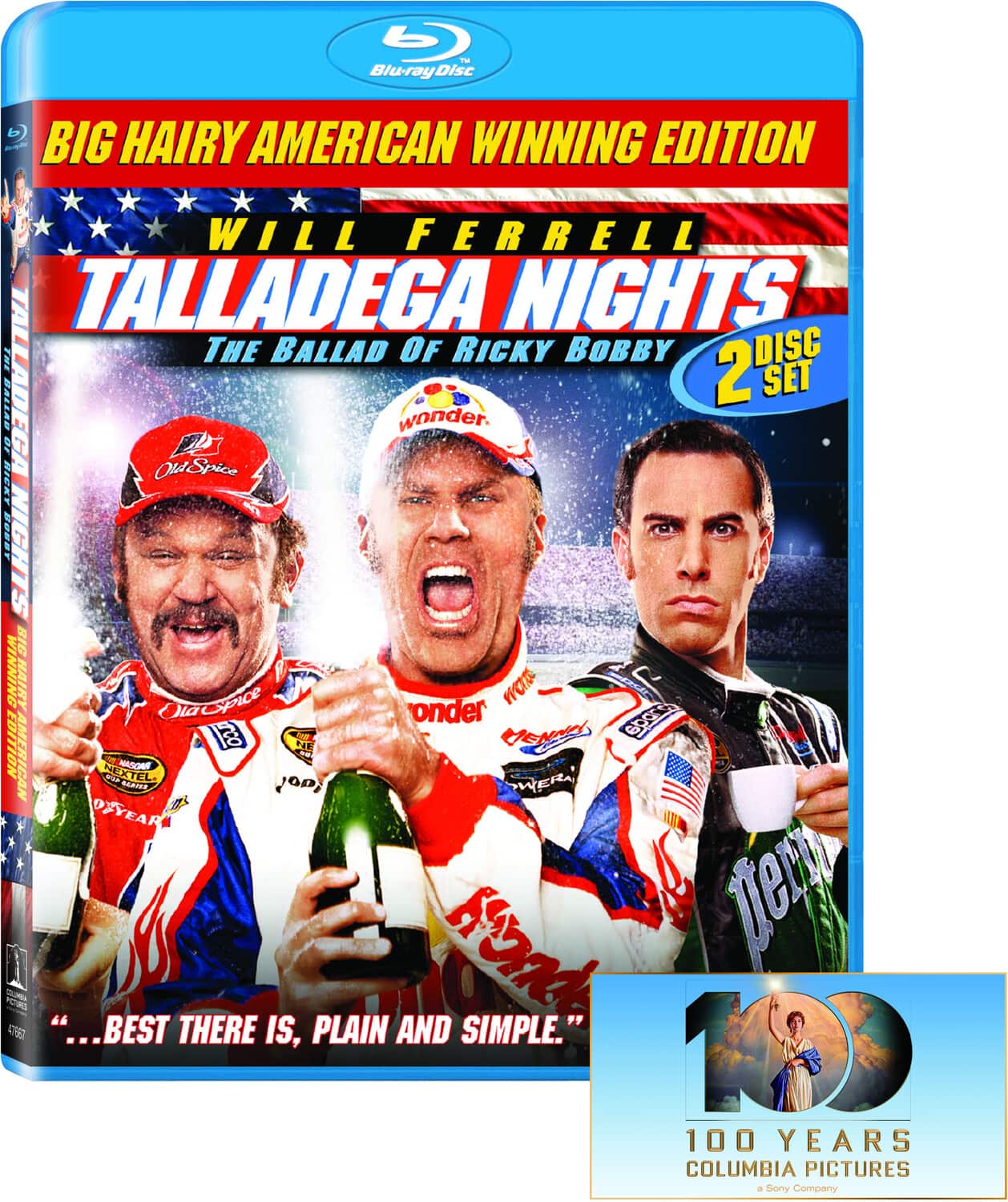 Front. Talladega Nights: The Ballad of Ricky Bobby   - BLU-RAY.