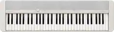 Front. Casio - CT-S1 Portable Keyboard with 61 Keys - White.