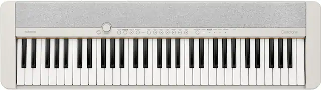 Front. Casio - CT-S1 Portable Keyboard with 61 Keys - White.