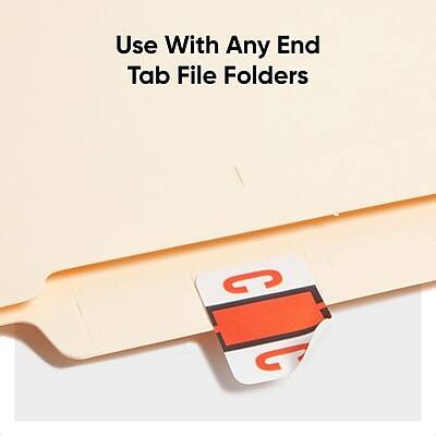 Use With Any End Tab File Folders