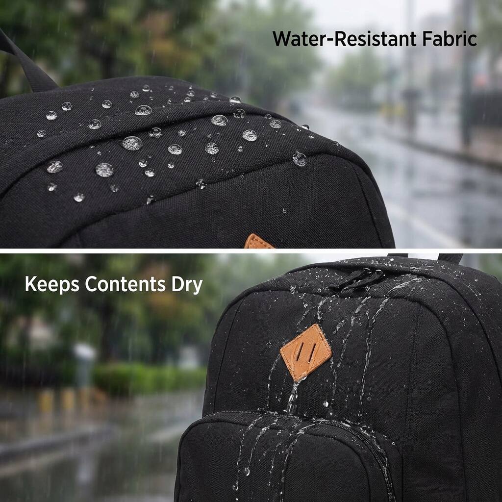Water-Resistant Fabric Keeps Contents Dry

Water-Resistant Fabric

Keeps Contents Dry
