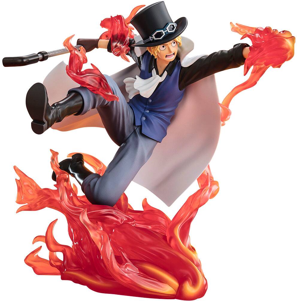 Angle. Bandai - Extra Battle Sabo - Fire Fist Rook Check - One Piece - Tamashii Nations Figuarts Zero 7.5" Figure.