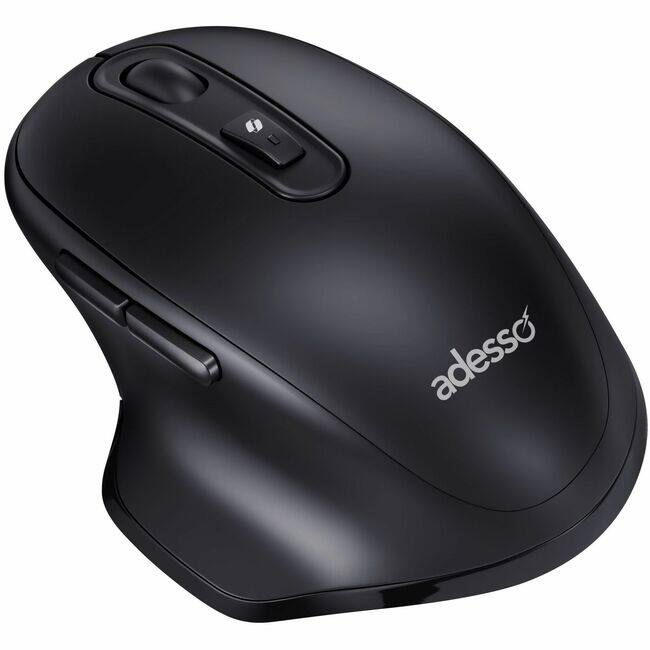 Front. Adesso - Adesso iMouse A50 - Optical - Wireless - Bluetooth/Radio Frequency - 2.40 GHz - 2400 dpi - Scroll Wheel - Right-handed - Unknown.