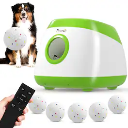 Pawhut - Dog Ball Launcher with 26-80 FT Distance - Green