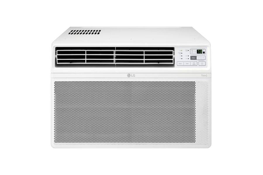 Front. LG - LG 18,000 BTU 208/230V, 15AMP ELECTRONIC SMART WAC W/REMOTE - WHITE.