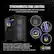 SYNCHRONIZED RGB LIGHTING: 84 Individually addressable RGB LEDs shine through a stunning tempered glass panel. VINGLANCE VINGONCI Monitor system performance, adjust fan and pump speeds, customize RGB lighting, and more with CORSAIR iCUE software. Note: *32GB systems ship with 2 x 16GB memory configuration. CUE . COA INTERFACE.