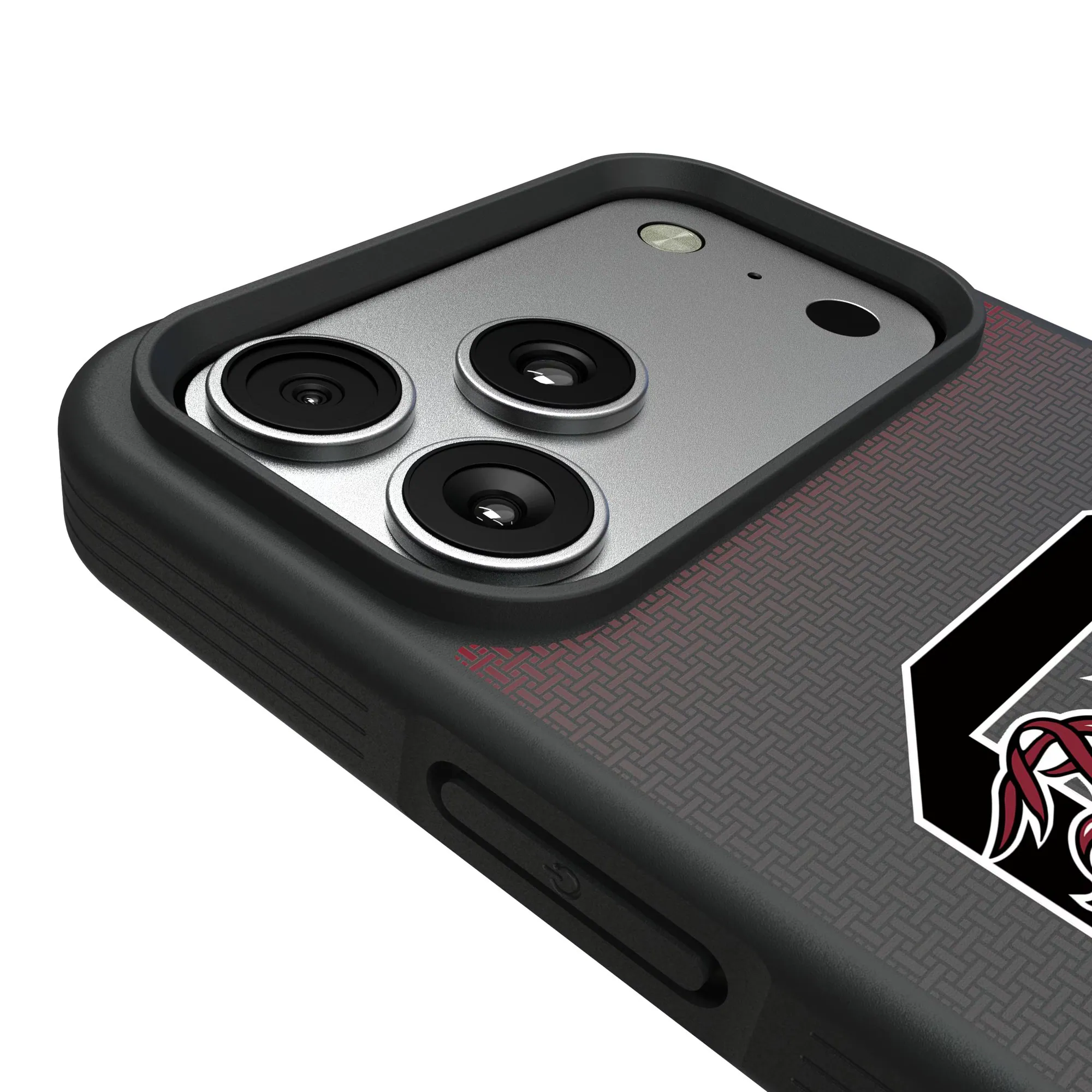 Alt View 2. Keyscaper - South Carolina Gamecocks Bump Case with 8.2ft Drop Protection - 13 Pro Max - Black.