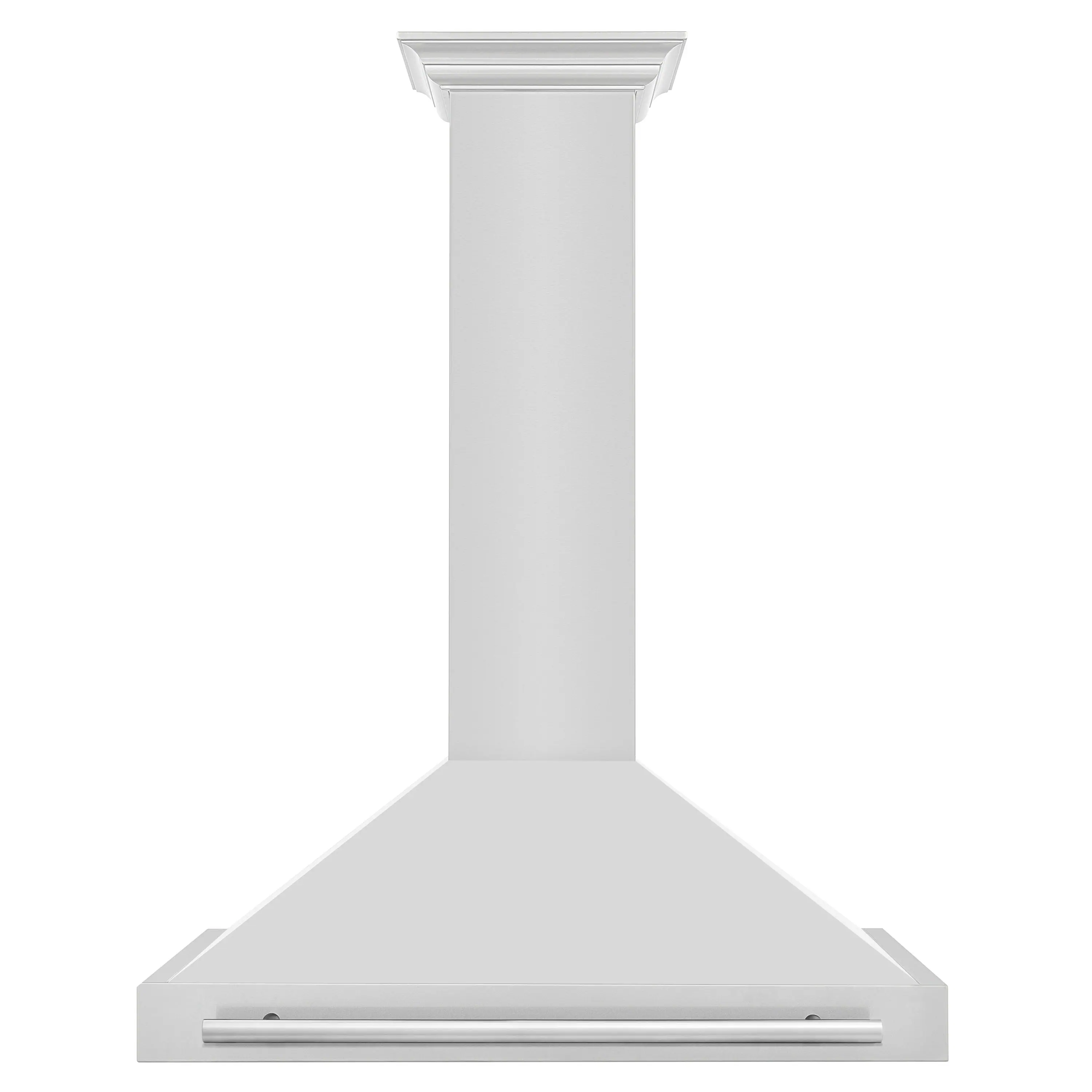 Front. ZLINE - 36 in. Convertible Stainless Steel Wall Range Hood with Stainless Steel Handle (KB4STX-36) - Stainless Steel.