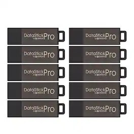Centon - ValuePack USB 2.0 Datastick Pro (10-Pack) - Gray
