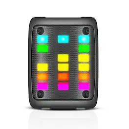 RCA - Disco 103 RGB Wireless Mini Party Speaker with LED Show Lights and 3" Woofer - Black