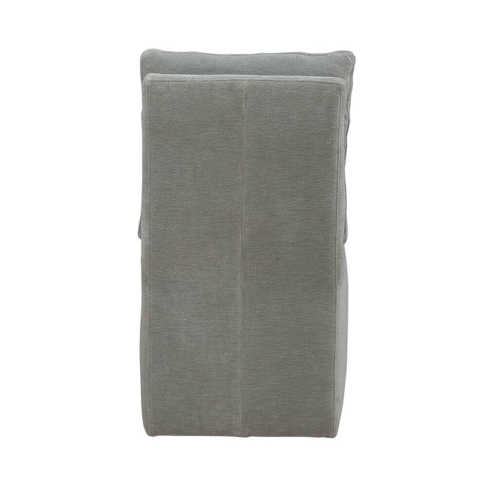 Alt View 3. Liberty Furniture Industries - Accent Dining Chair with Castors - Squared Back - Sapphire Upholstry - Grey.