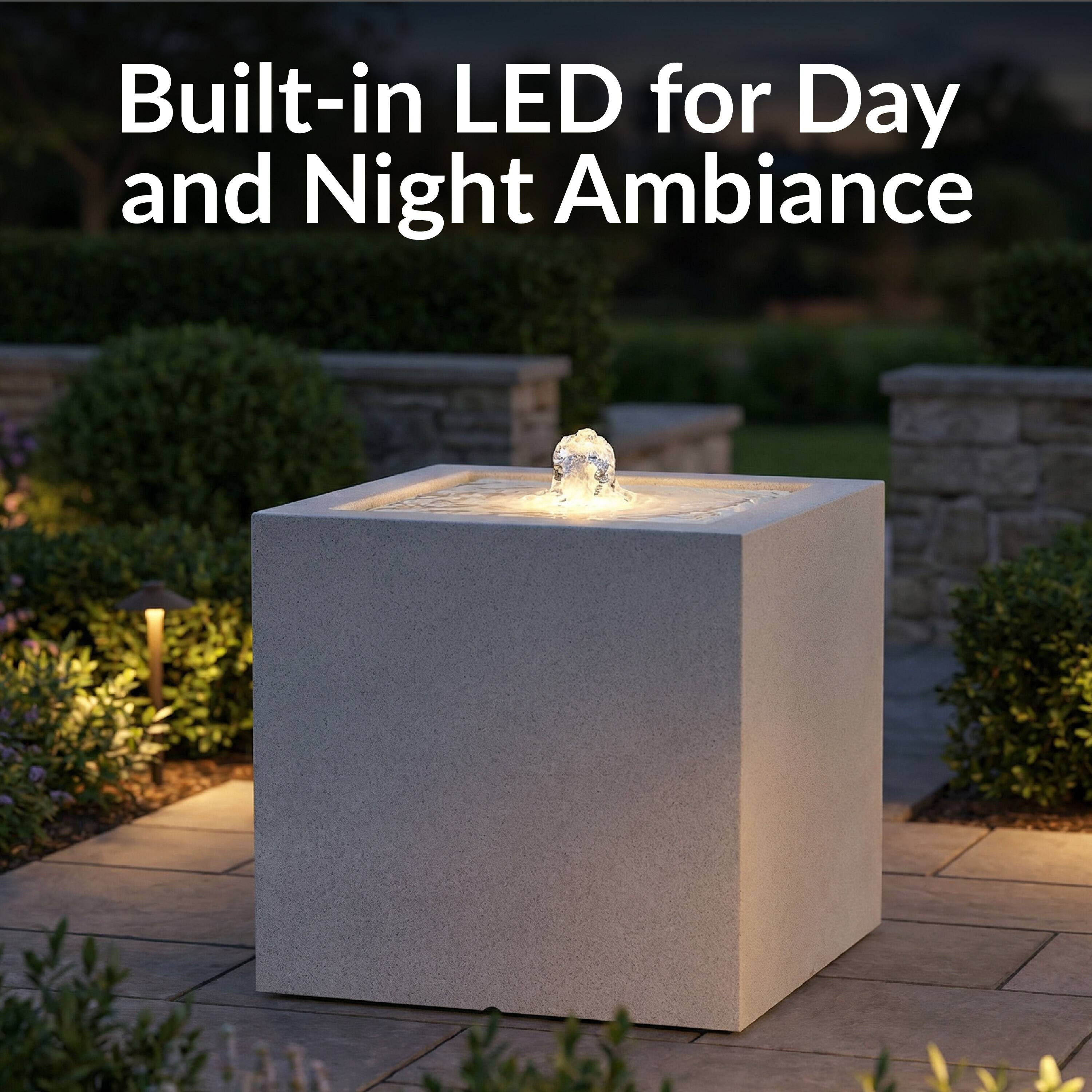 Built-in LED for Day and Night Ambiance
