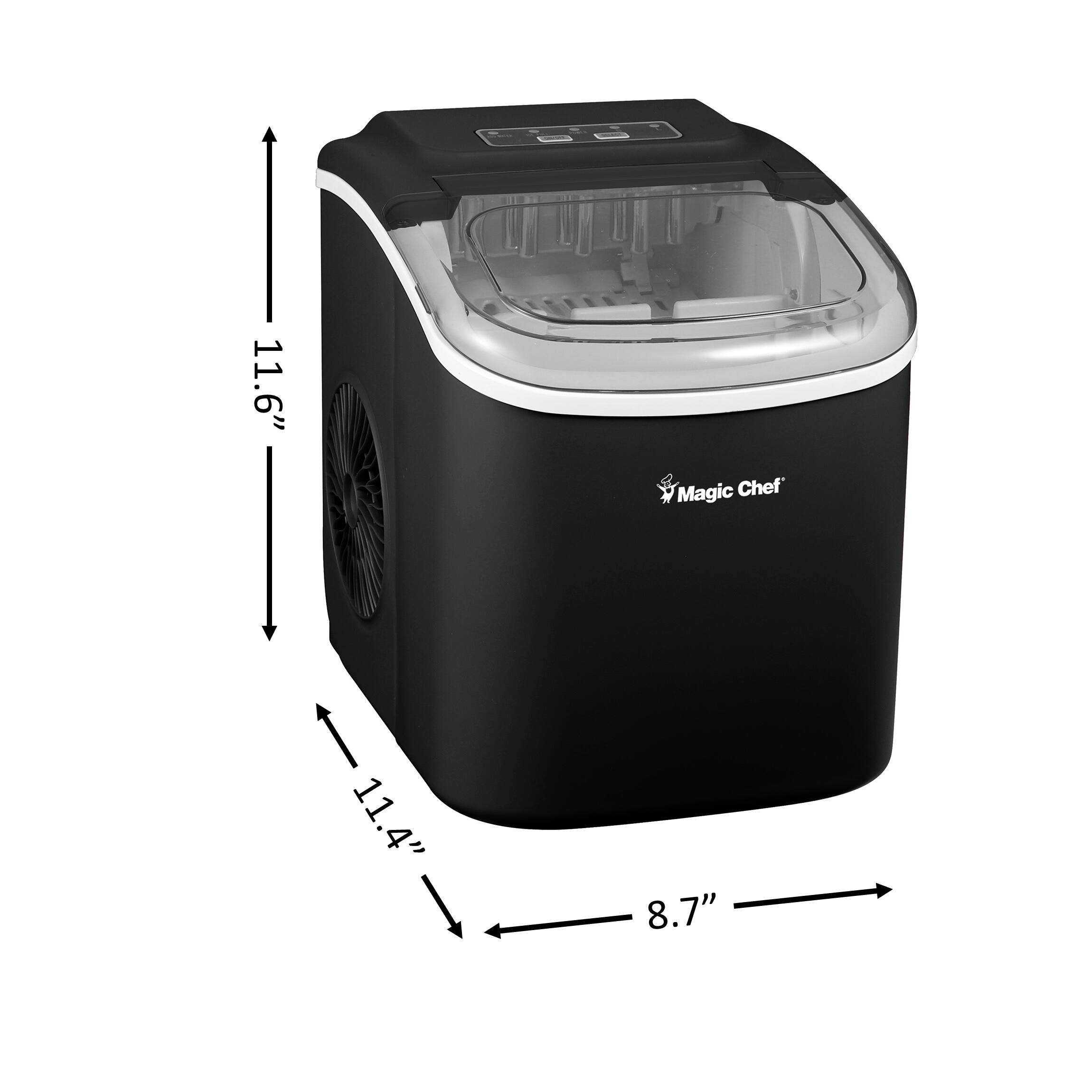 11.6"  
Magic Chef  
11.4"  
8.7"