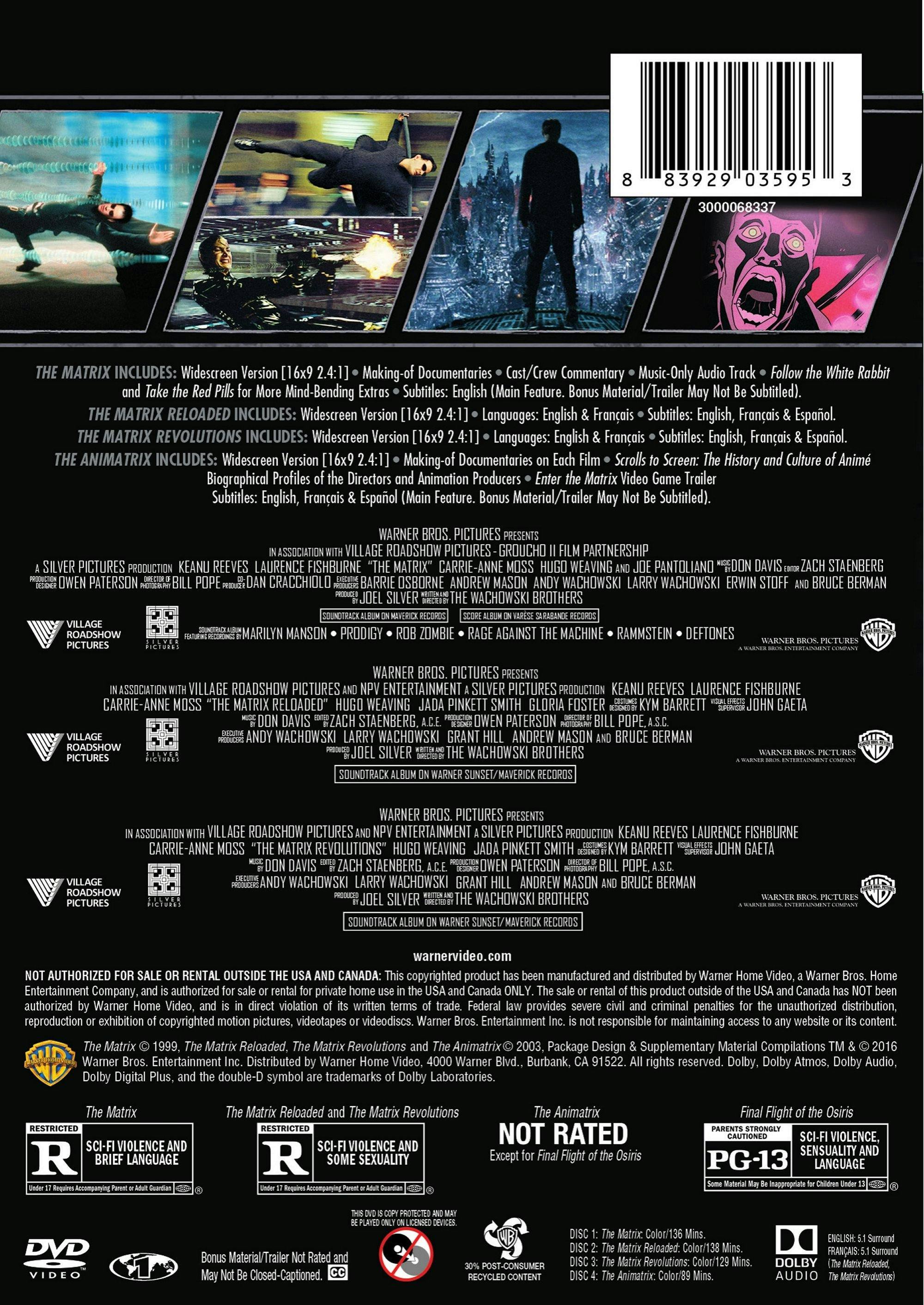 Angle. The Matrix Collection (Box Set) [DVD].