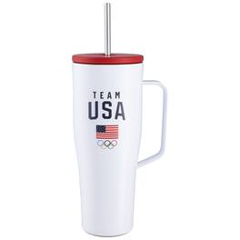 Corkcicle - Team USA 30oz. Badge XL Cold Cup - White