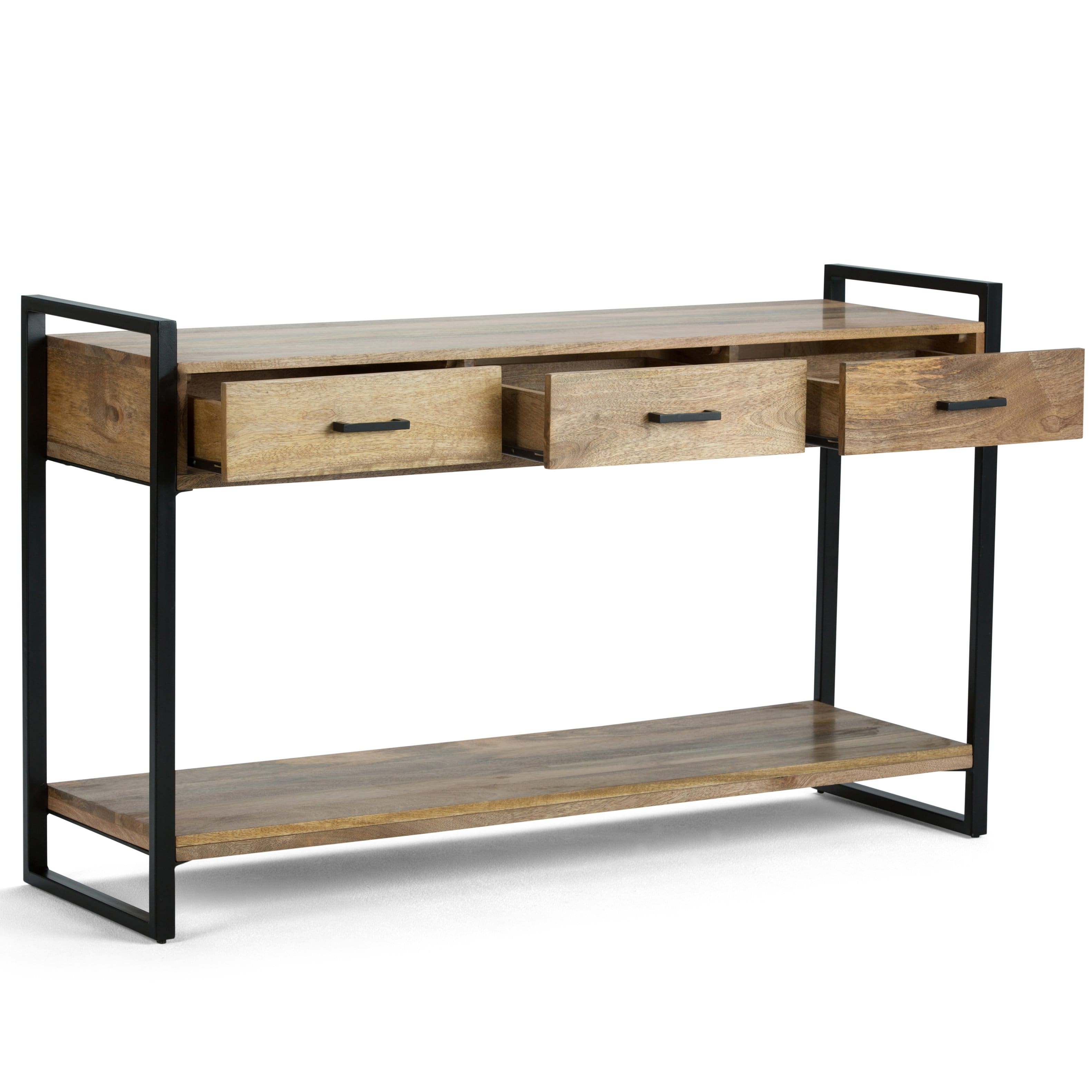 Alt View 11. Simpli Home - Riverside Console Sofa Table - Natural.
