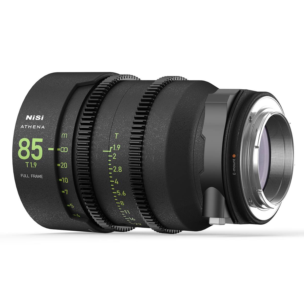 NiSi ATHENA 85 T1.9 FULL FRAME  
m = 00 20 10 7  
T 1.9 2 2.8 4 5.6  
E-mount  
5  
8 11 16 -22