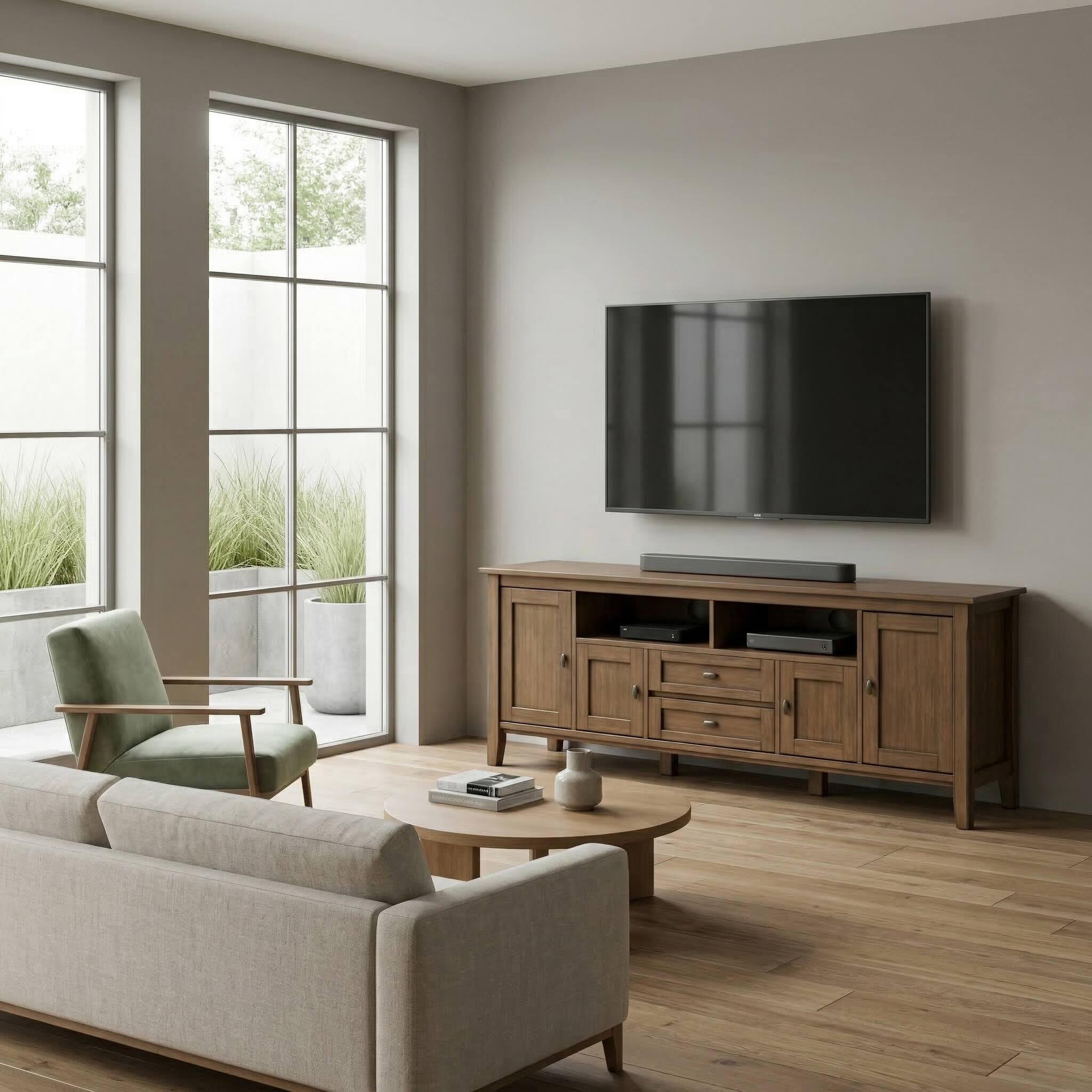 Left. Simpli Home - Simpli Home Connaught 51 inch Wide Solid Wood Traditional Storage Bench Trunk in Black - Black.